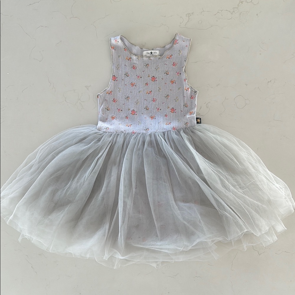 Petite Hailey Vintage Floral Tutu Dress. Size 3